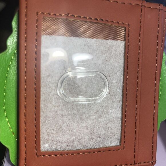 Spongebob Themed Unisex Krabby Patty Hamburger Vinyl Bifold Wallet - Picture 3 of 5